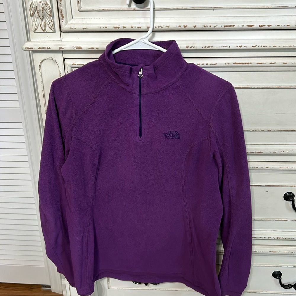 North face Fleece 3/4 zip pullover